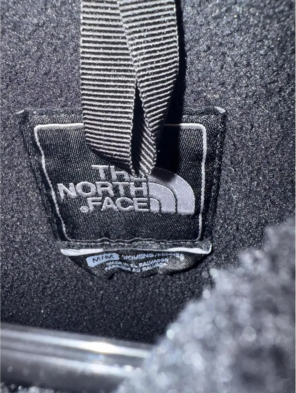 The North Face Men's Black Fleece Jacket with Chest Pocket Medium